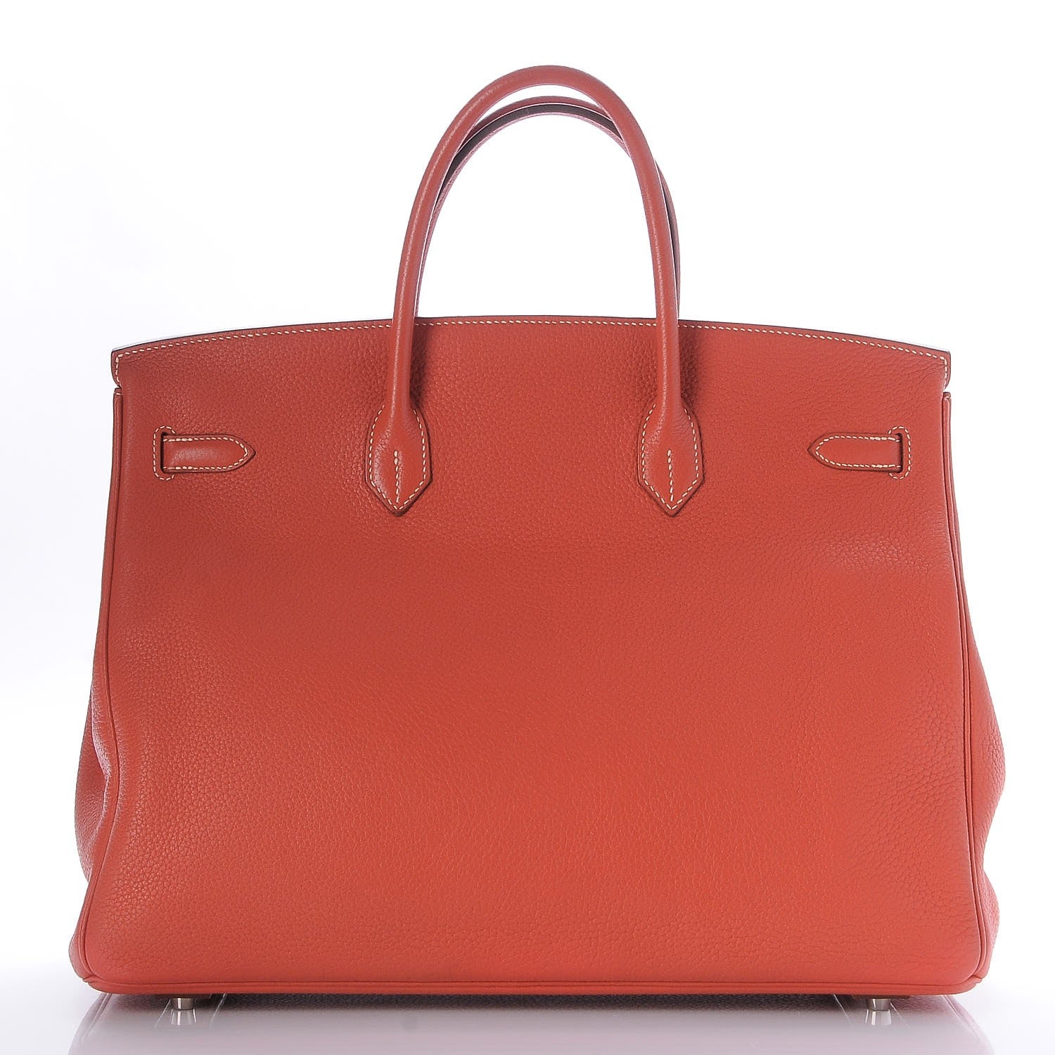 Hermes Taurillon Clemence Birkin 40 Sanguine 4 of 26