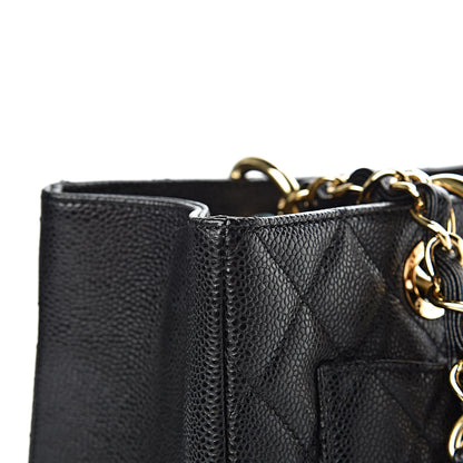 Chanel Caviar Quilted Grand Shopping Tote GST Black 10 of 19