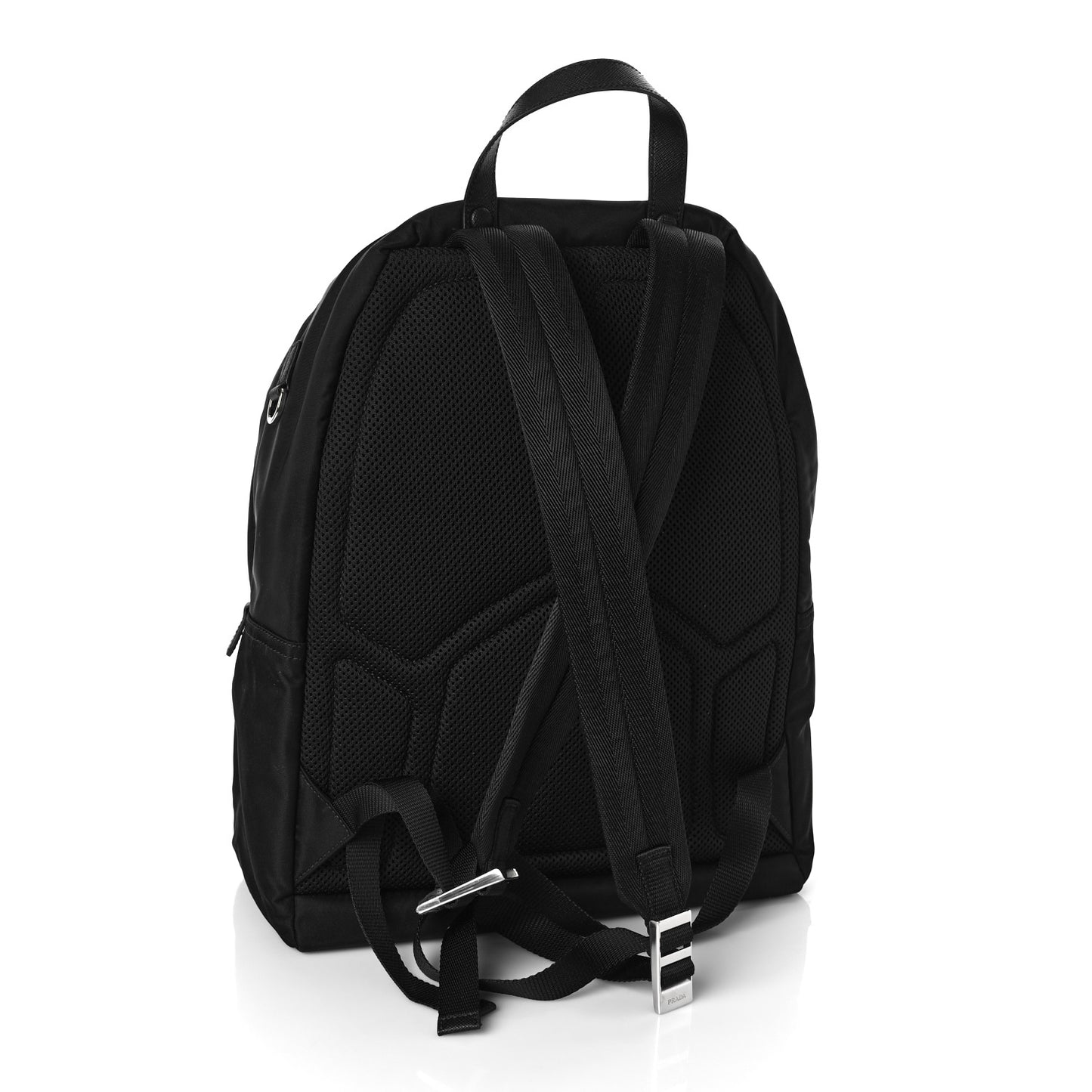 Nylon Tessuto Saffiano Backpack Black
