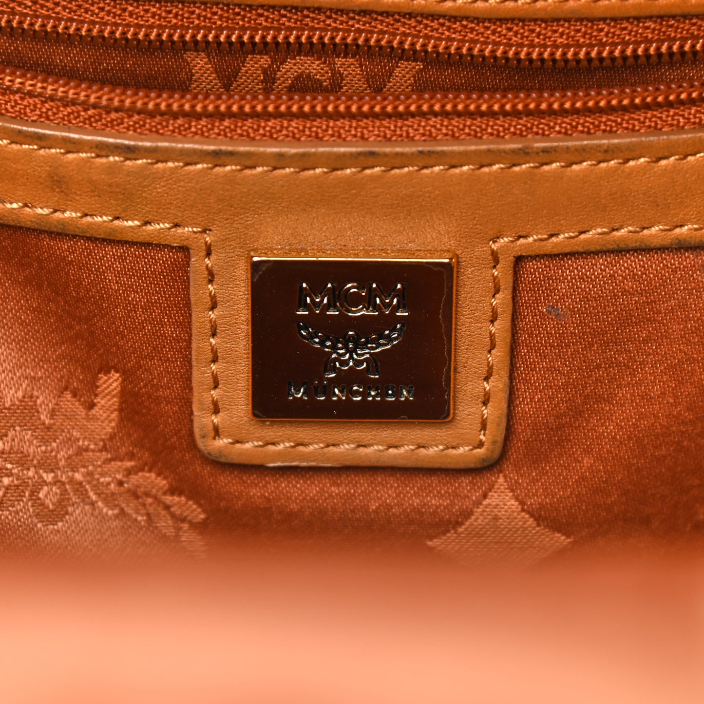 Visetos Stud Mini Crown Stark Backpack Cognac