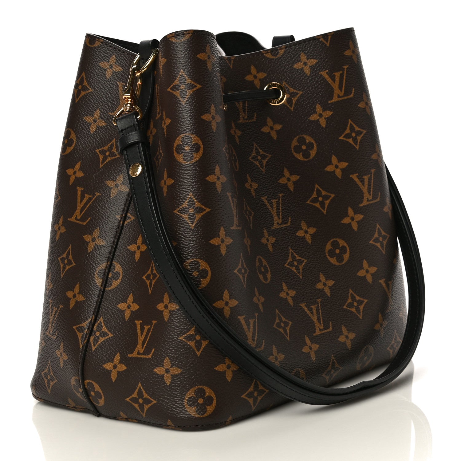 Louis Vuitton Monogram Neonoe MM Black 3 of 10