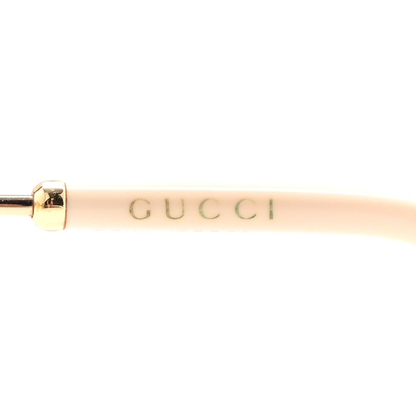 Metal Fork Square Frame Sunglasses GG0818SA Yellow