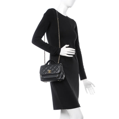 Chanel Caviar Quilted Mini Business Affinity Flap Black 2 of 7