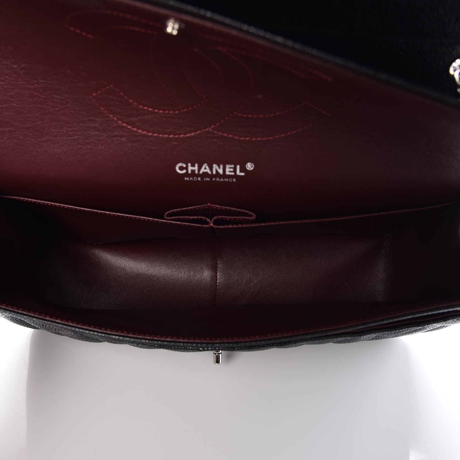Chanel Caviar Quilted Jumbo Double Flap Black 6 of 9