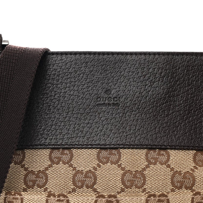 Gucci Monogram Messenger Crossbody Bag Dark Brown 8 of 10