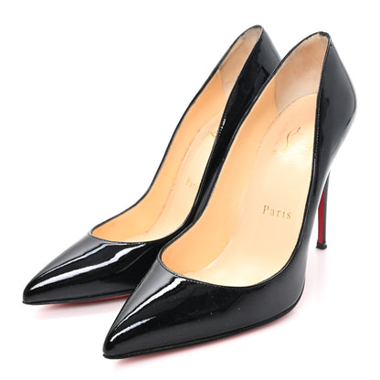 Christian Louboutin Patent Pigalle Follies 100 Pumps 36 Black 4 of 9