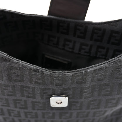 Fendi Zucchino Small Hobo Black 10 of 11