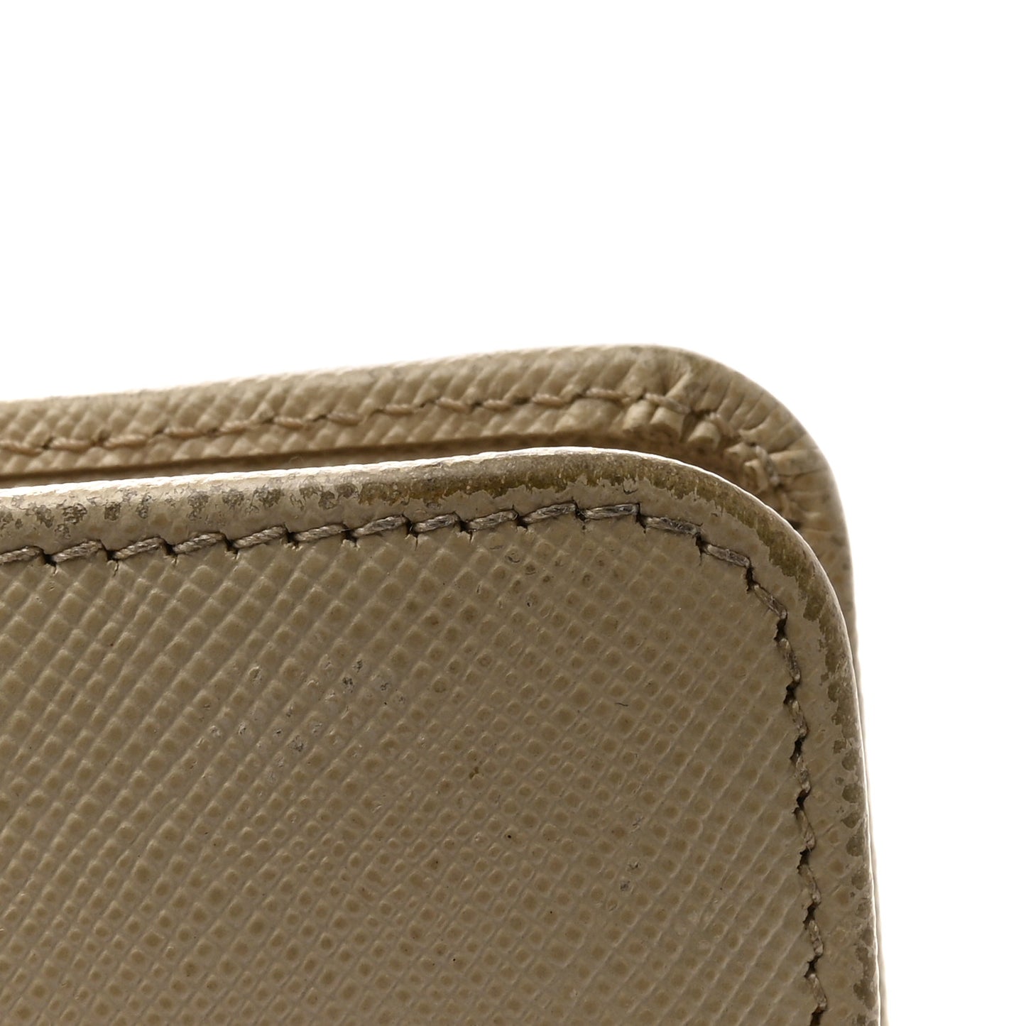 Saffiano Metal Compact Wallet Cammeo