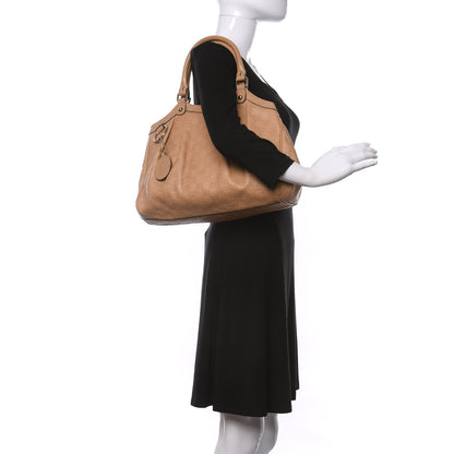 Gucci Guccissima Medium Sukey Tote Beige 2 of 11