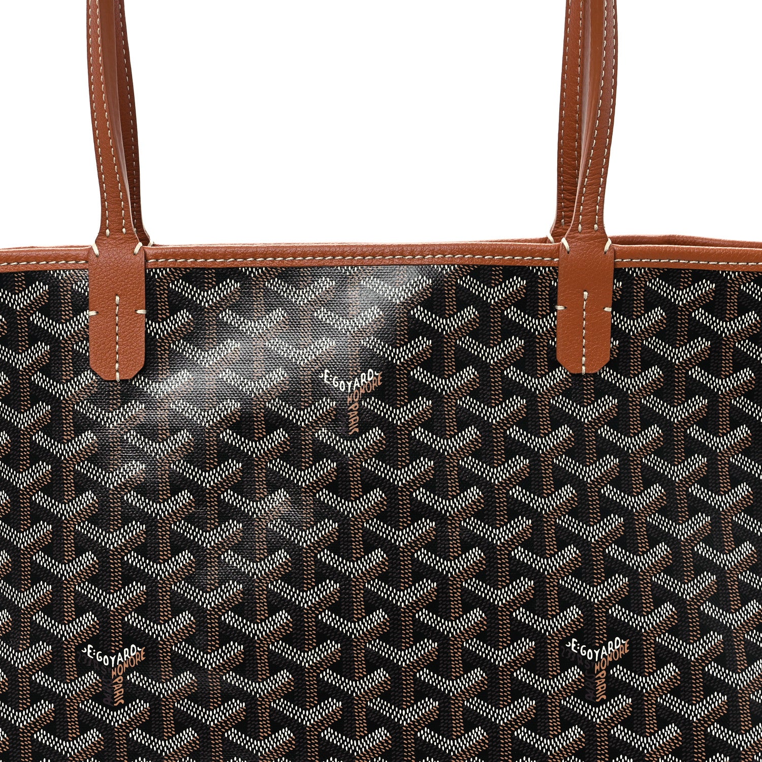 Goyard Goyardine Artois MM Black Gold 8 of 10