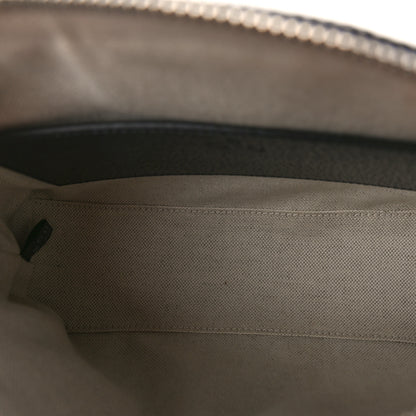 Gucci GG Supreme Monogram Textured Dollar Calfskin Web Small Ophidia Dome Shoulder Bag Beige Blue 5 of 8