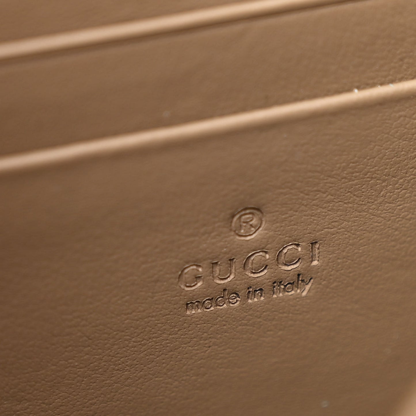 GG Supreme Monogram Mini Dionysus Chain Wallet Beige Taupe
