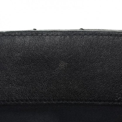 Saint Laurent Sheepskin Matelasse Chevron Monogram Large College Satchel Black 9 of 9