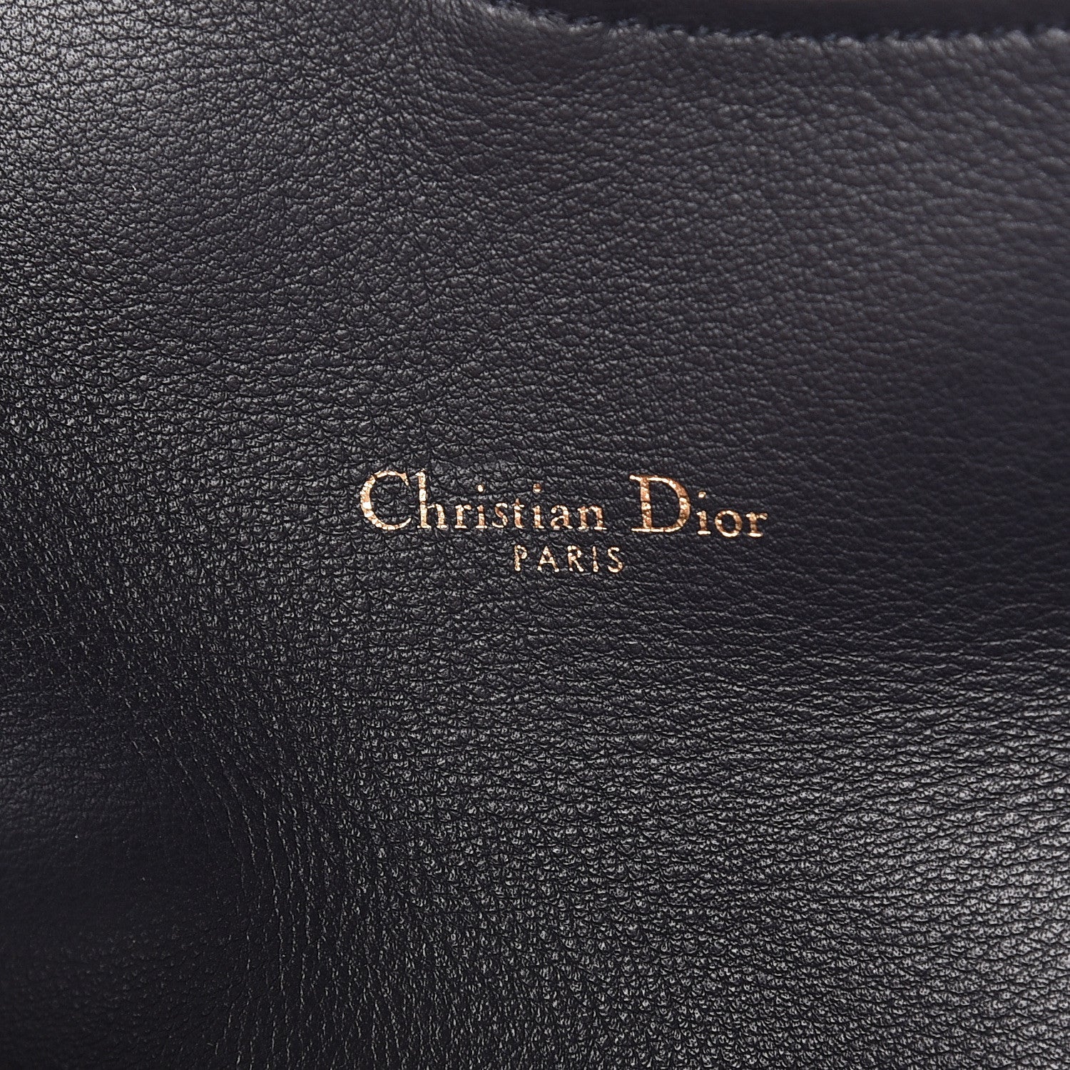 Christian Dior Oblique Saddle Chain Wallet Blue 8 of 9