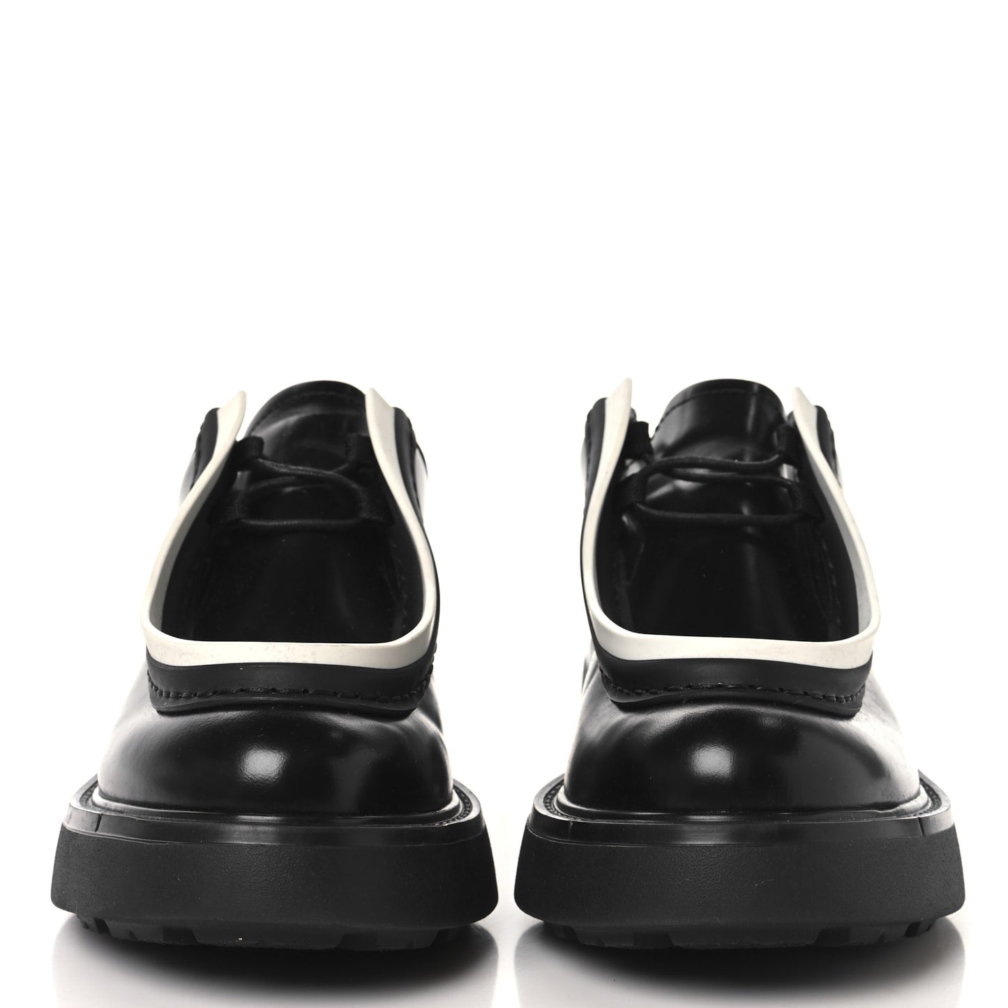 Spazzolato Rois Monolith 55mm Derby Loafers 37.5 Black White