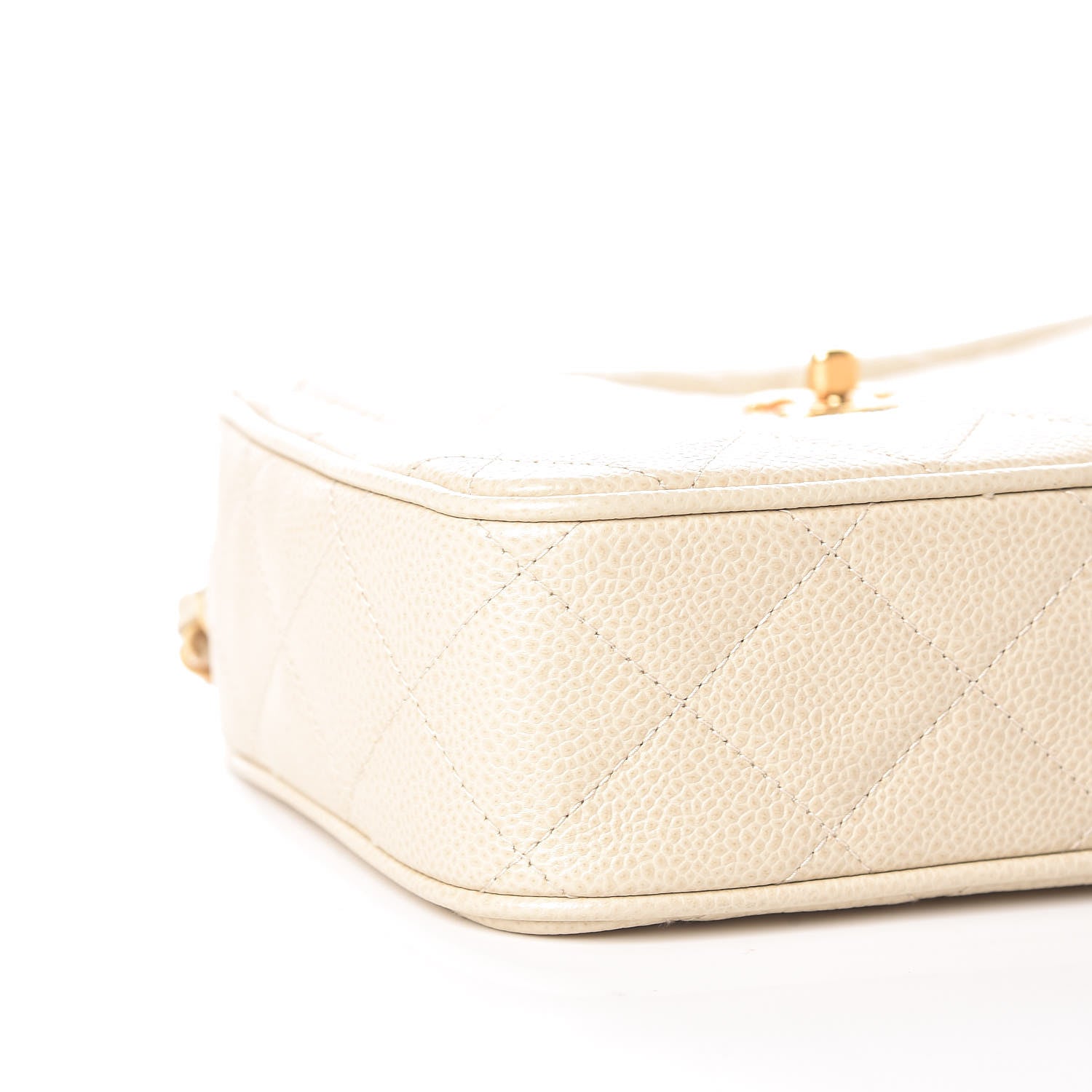 Chanel Caviar Quilted Camera Case Beige Clair 5 of 10