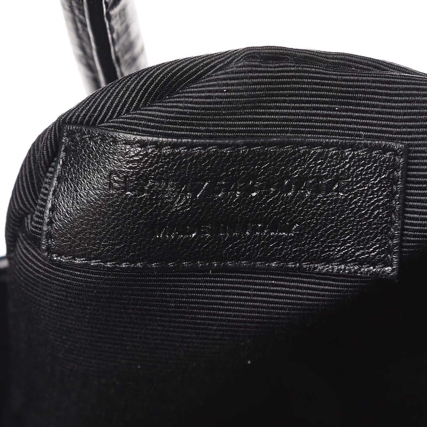 Calfskin Crocodile Embossed Large Sac De Jour Carryall Black