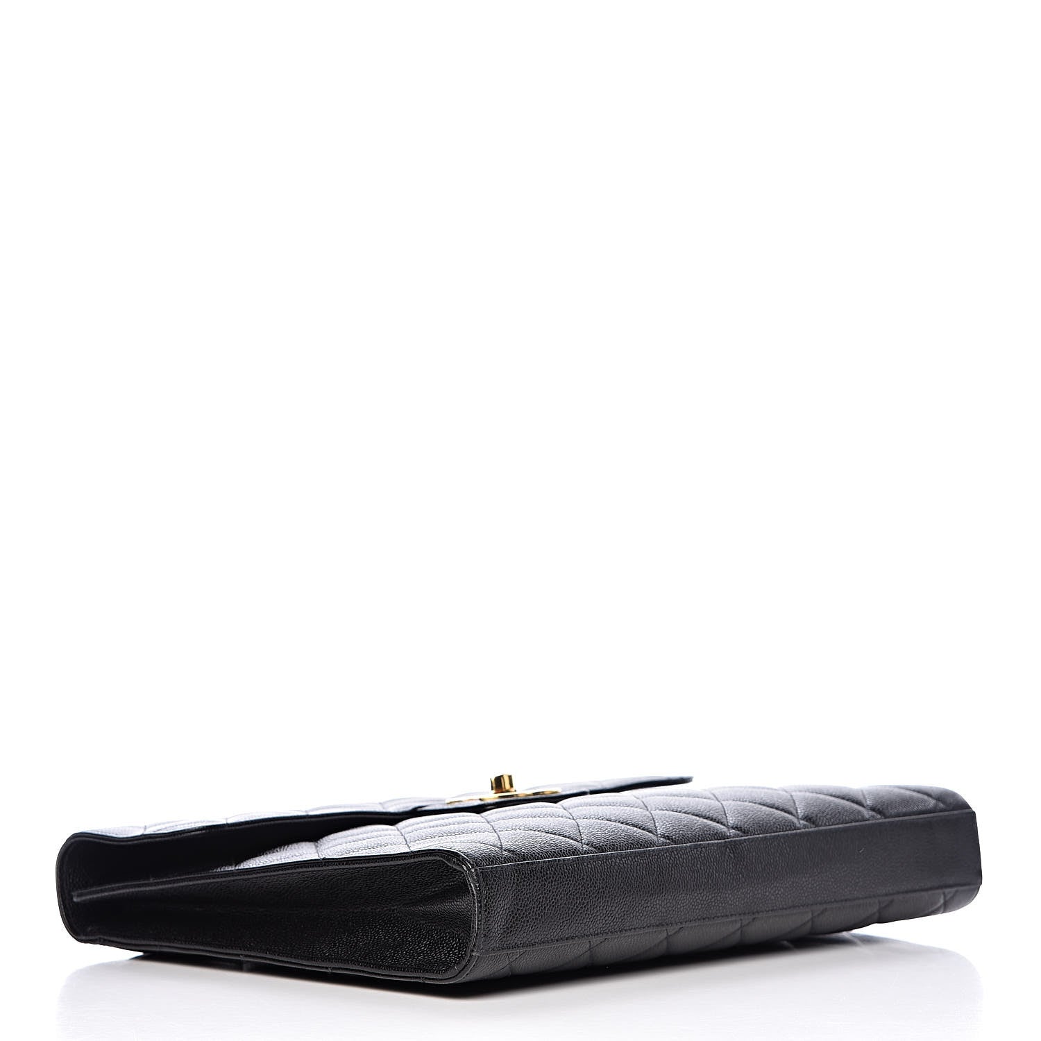 Chanel Caviar Quilted Briefcase Laptop Bag Black 4 of 11