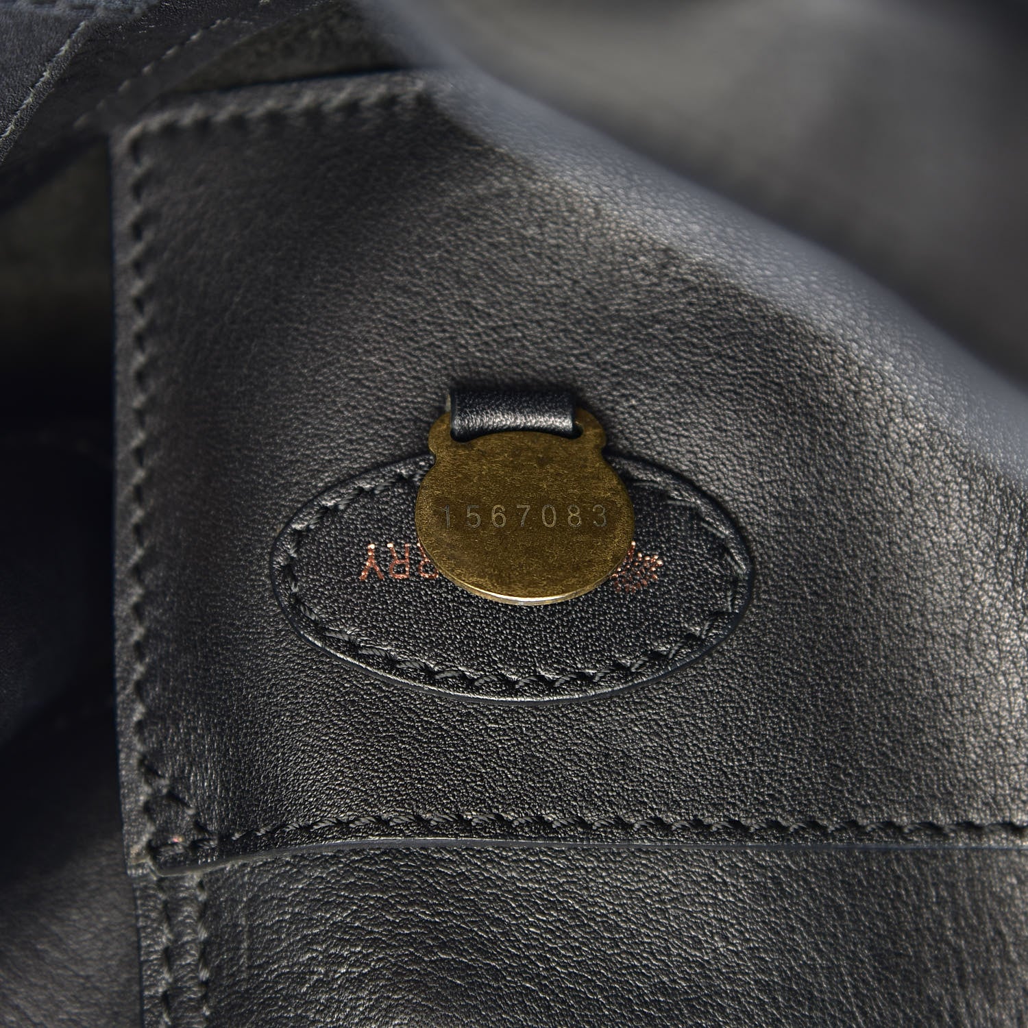 Mulberry Natural Leather Bayswater Black 7 of 15
