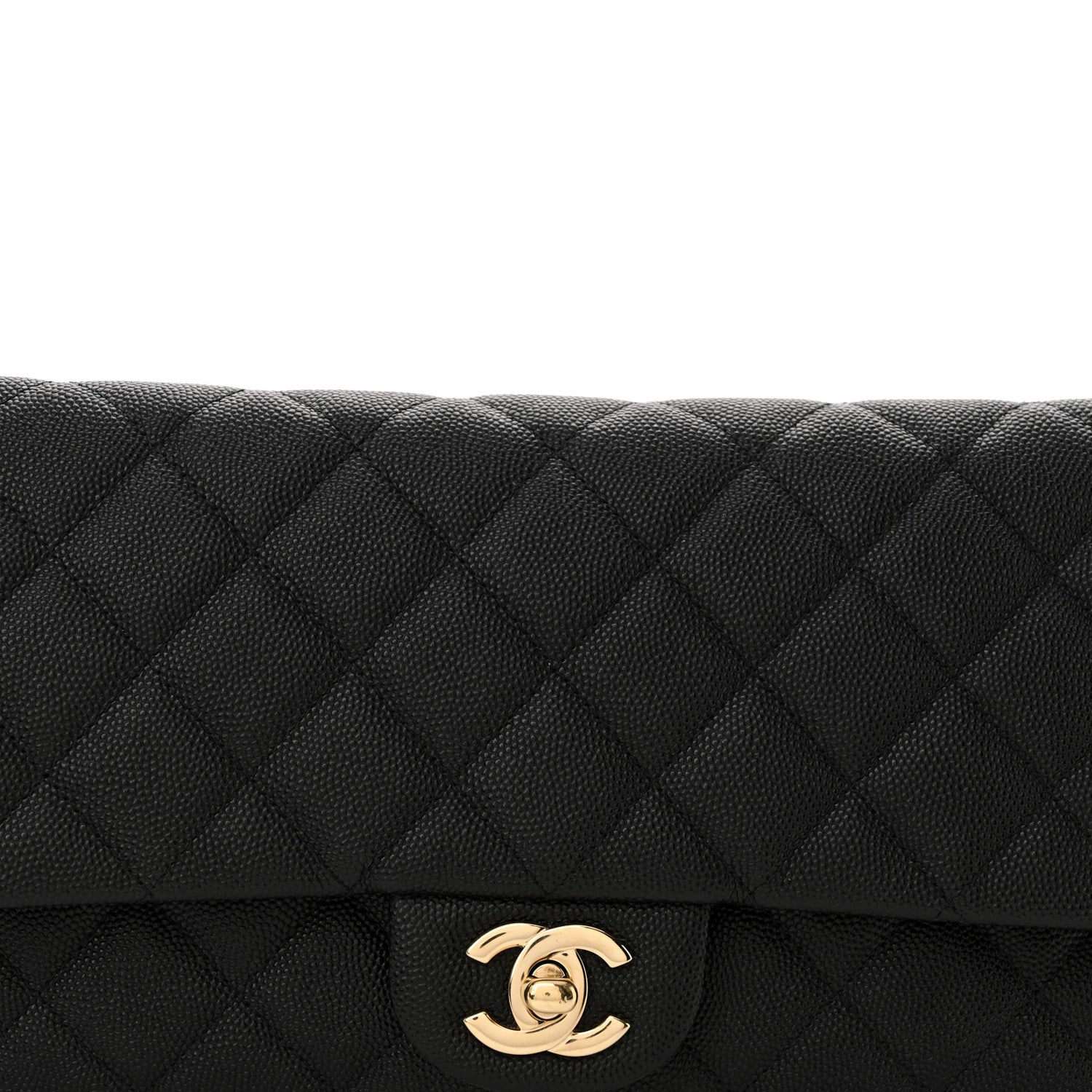 Chanel Caviar Quilted Flap Clutch Black 8 of 11