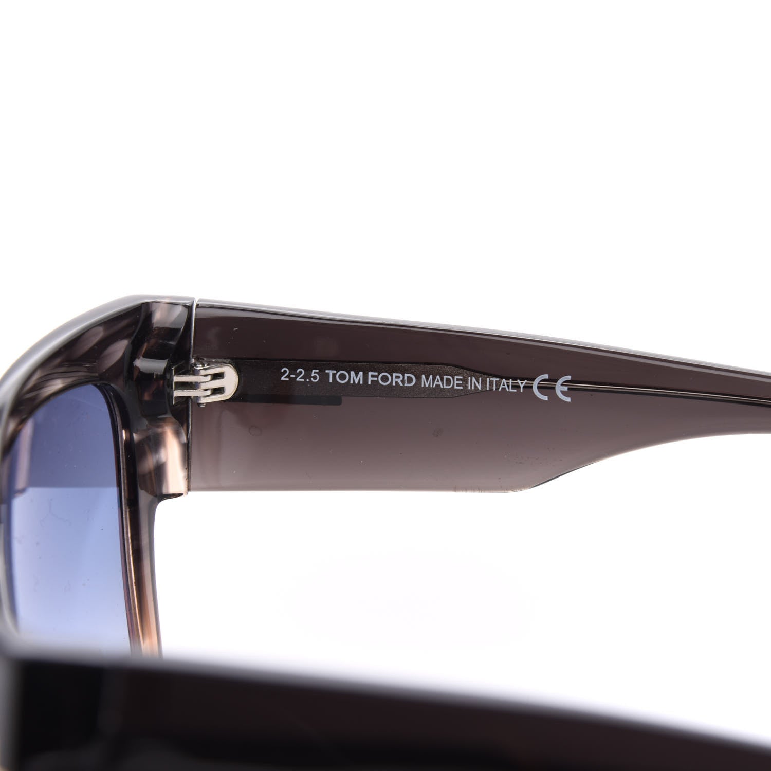 Tom Ford Acetate Anoushka Cat Eye Sunglasses TF371 Melange Grey Peach 5 of 8