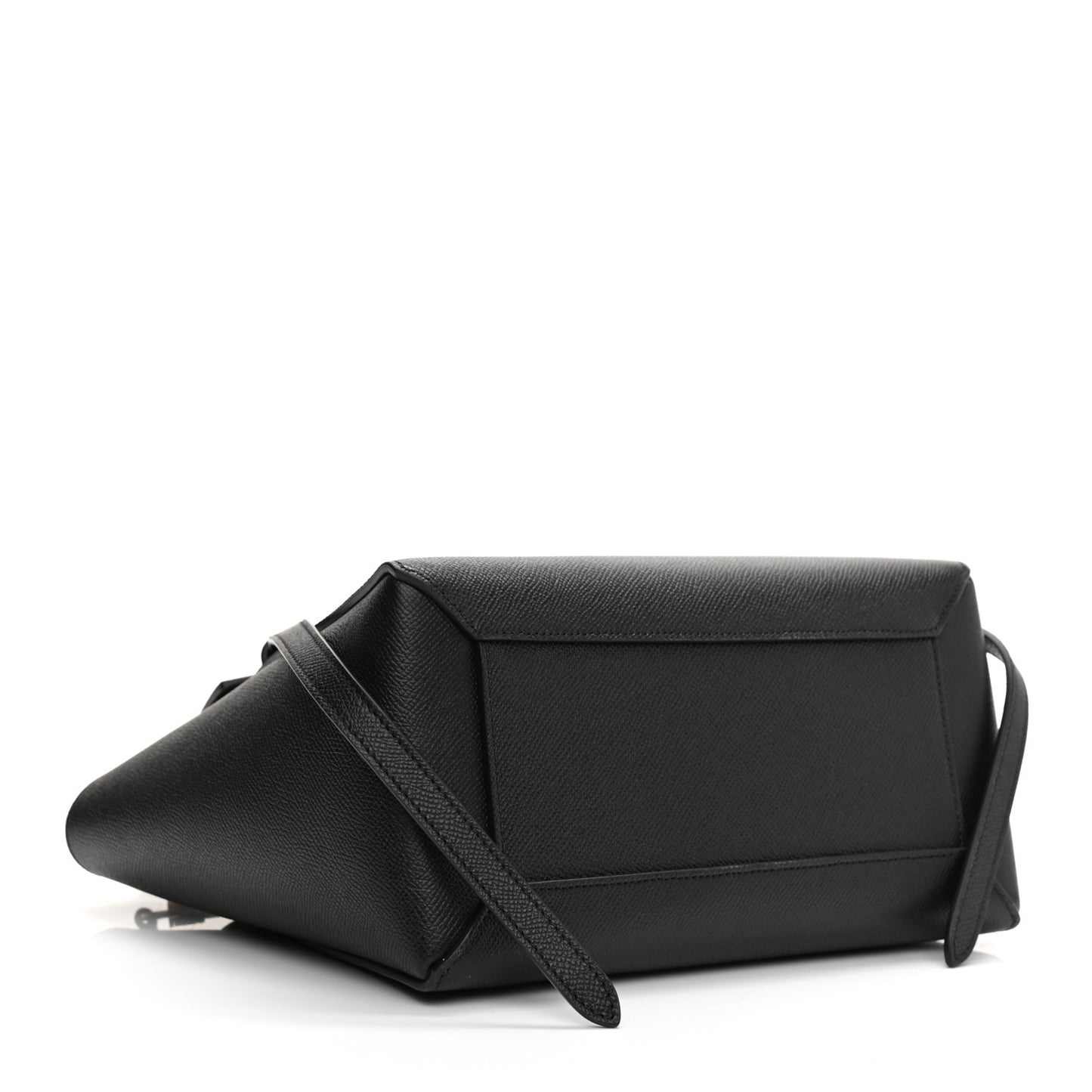 Grained Calfskin Micro Belt Bag Black