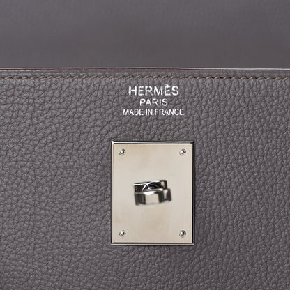 Hermes Togo Kelly Retourne 35 Etain 11 of 33