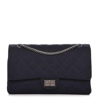 Chanel Jersey Quilted 2.55 Reissue 227 Flap Navy 1 of 8