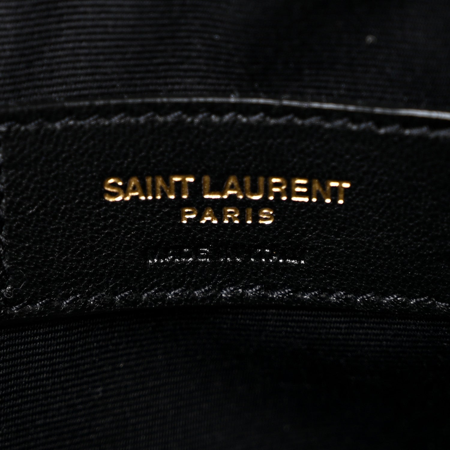 Saint Laurent Grain De Poudre Uptown Pouch Black 6 of 9
