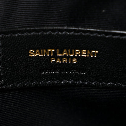 Saint Laurent Grain De Poudre Uptown Pouch Black 6 of 9