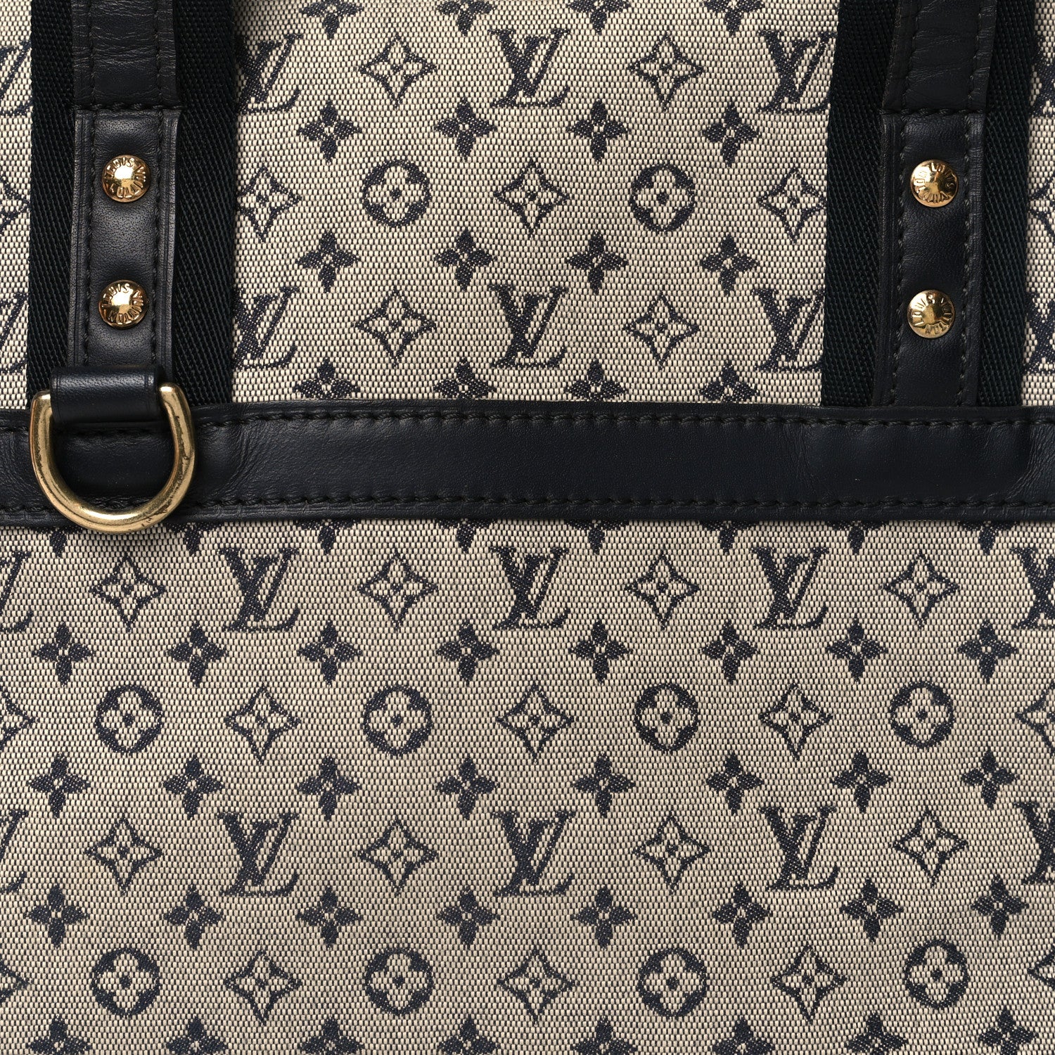 Louis Vuitton LOUIS VUITTON Mini Monogram Josephine GM Blue 7 of 13