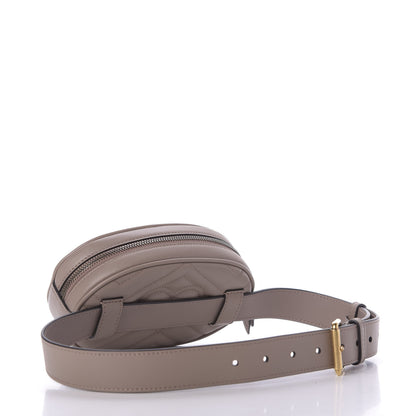 Gucci Calfskin Matelasse GG Marmont Belt Bag 85 34 Porcelain Rose 3 of 10