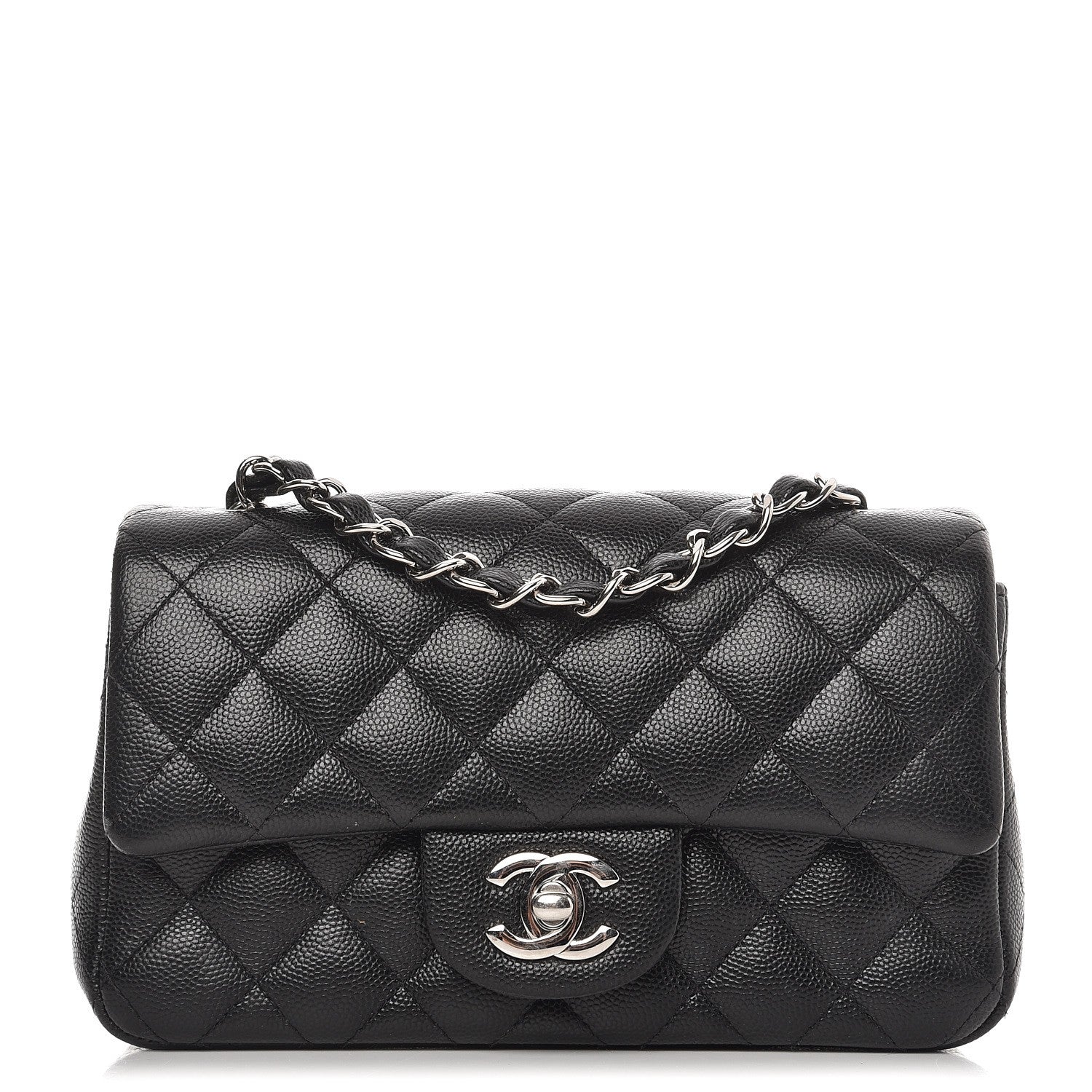 Chanel Caviar Quilted Mini Rectangular Flap Black 1 of 10