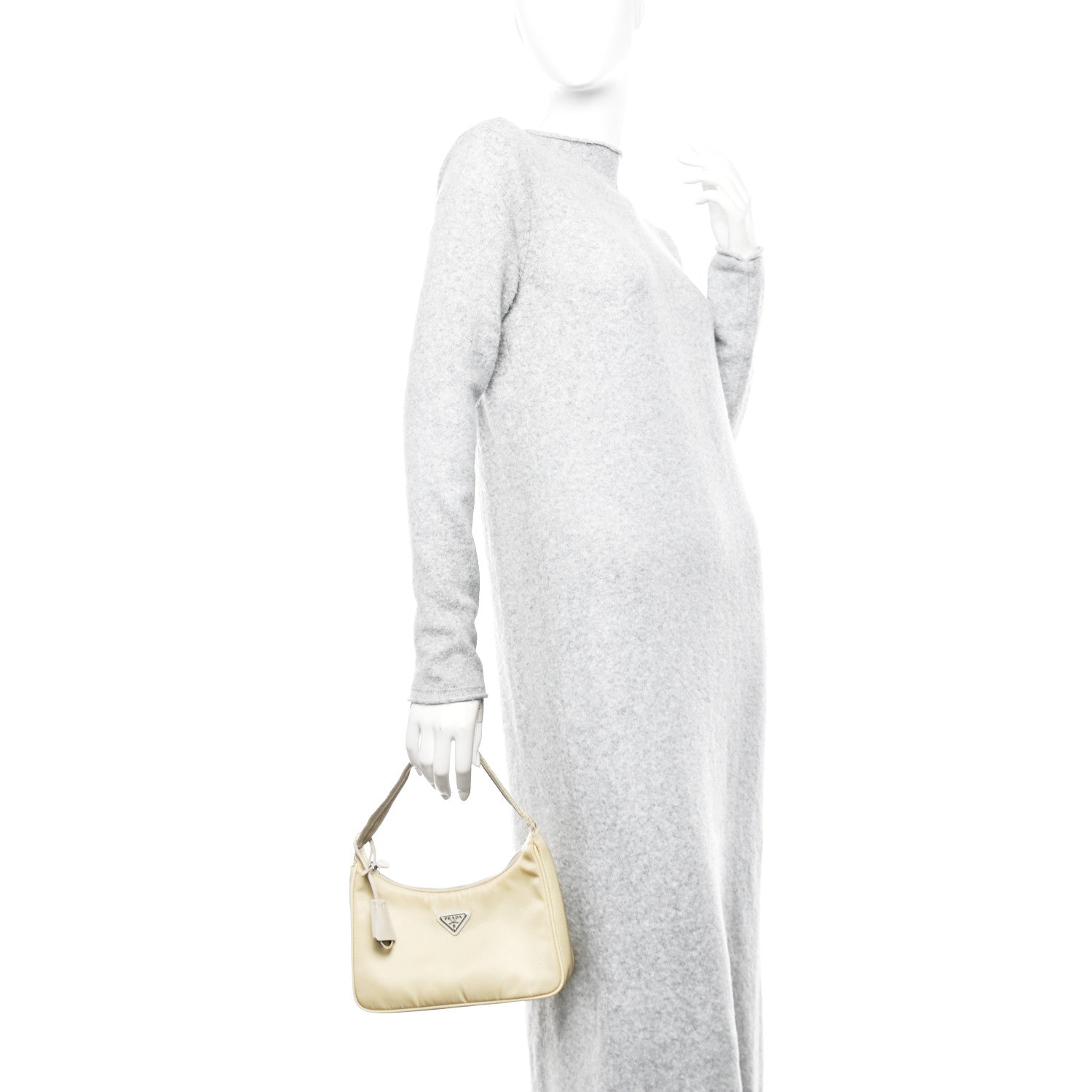 Prada Tessuto Nylon Mini Re-Edition 2000 Bag Lino 2 of 11