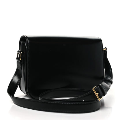 Celine Shiny Calfskin Medium Triomphe Black 3 of 10