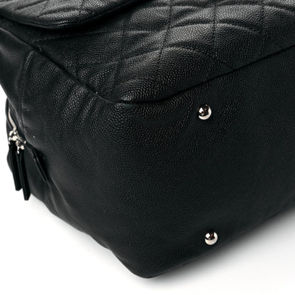 Chanel Caviar Quilted Travel Flap Tote Black 9 of 10