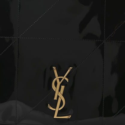 Saint Laurent Patent Matelasse Monogram Large Jamie 4.3 Black 7 of 9