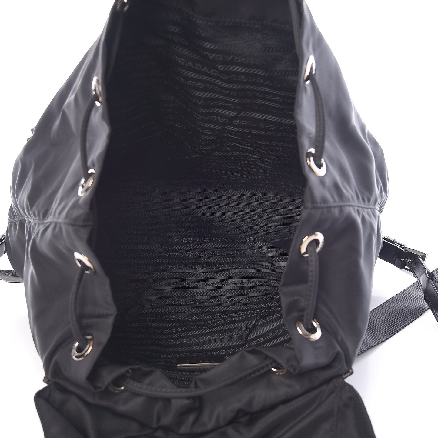 Nylon Vela Medium Backpack Black