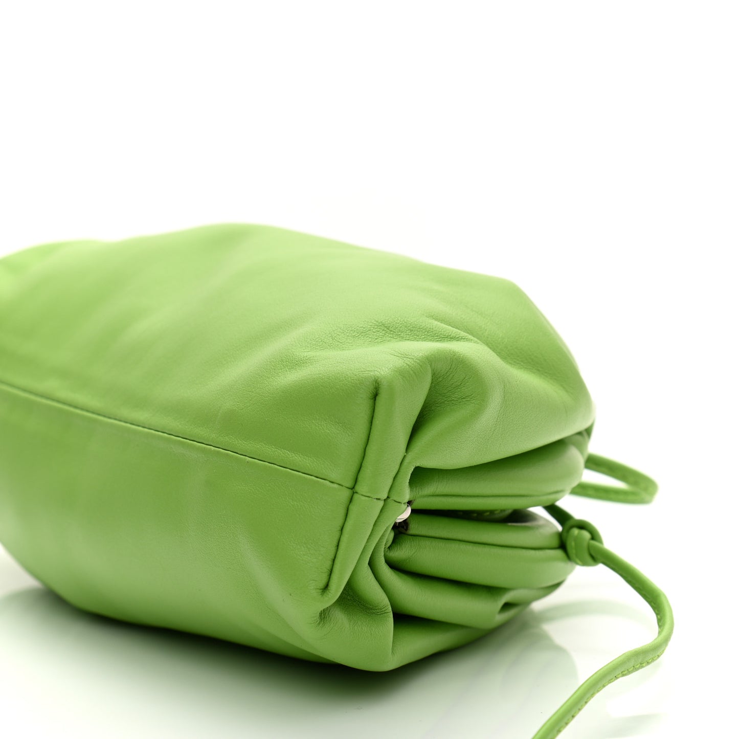 Butter Calfskin The Mini Pouch Acid Green