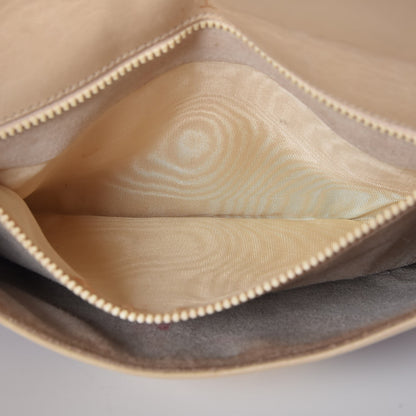 Gucci Calfskin Web GG Signature Clutch Beige 6 of 15