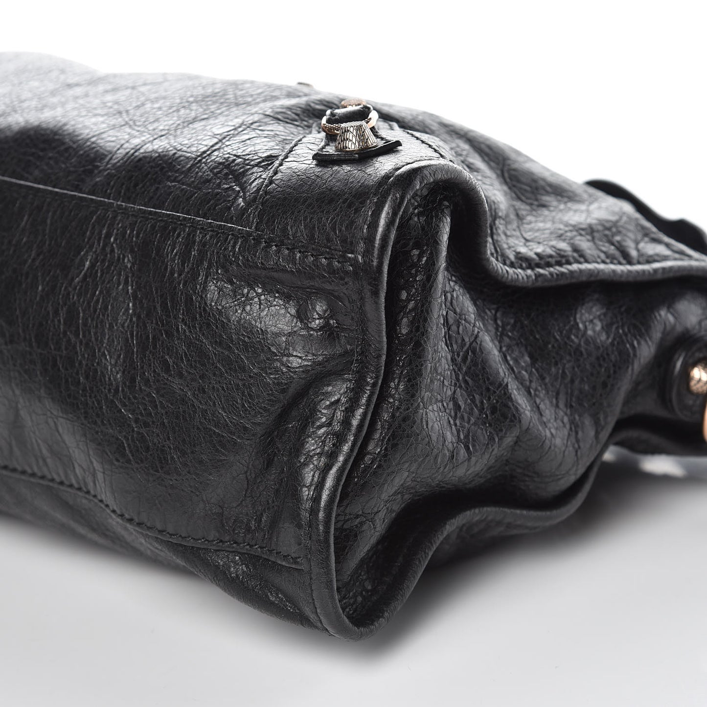 Agneau Giant 12 Rose Gold Hardware City Black