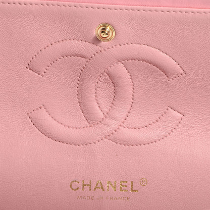 Chanel Lambskin Quilted Medium Double Flap Light Pink 6 of 8