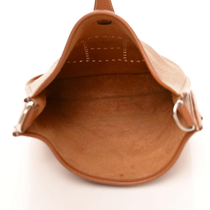 Hermes Taurillon Clemence Evelyne III PM Gold 4 of 9