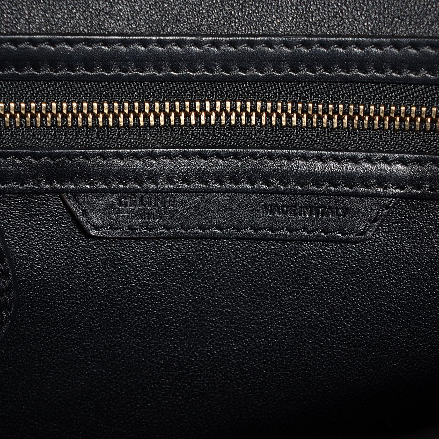 Celine Smooth Calfskin Mini Luggage Black 6 of 9