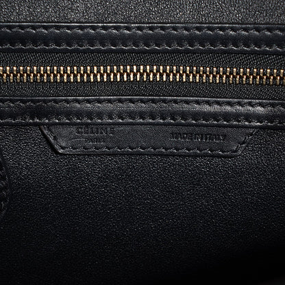 Celine Smooth Calfskin Mini Luggage Black 6 of 9