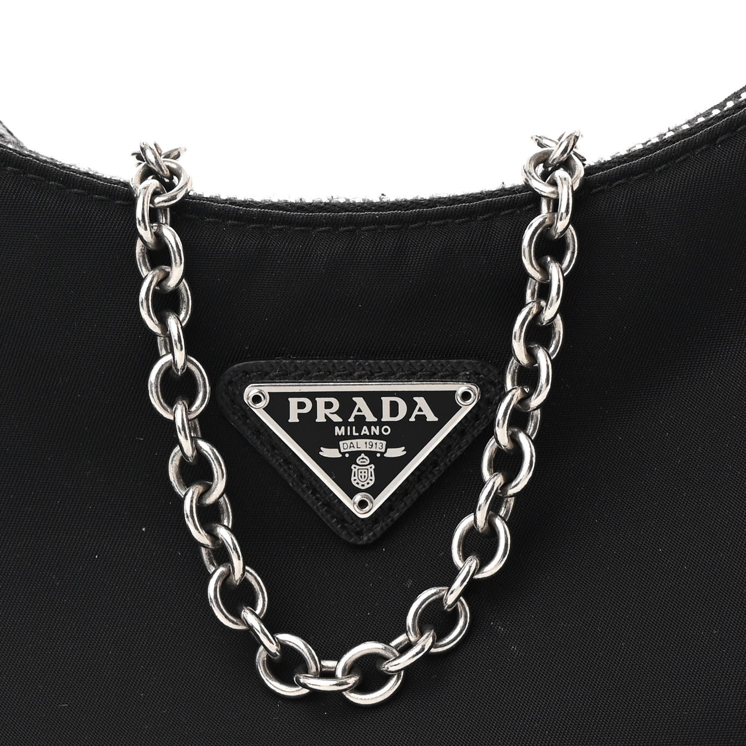 Prada Nylon Re-Edition 2005 Shoulder Bag Black 9 of 11