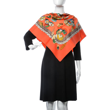 Hermes Silk Couvee d'Scarf 90 2 of 9