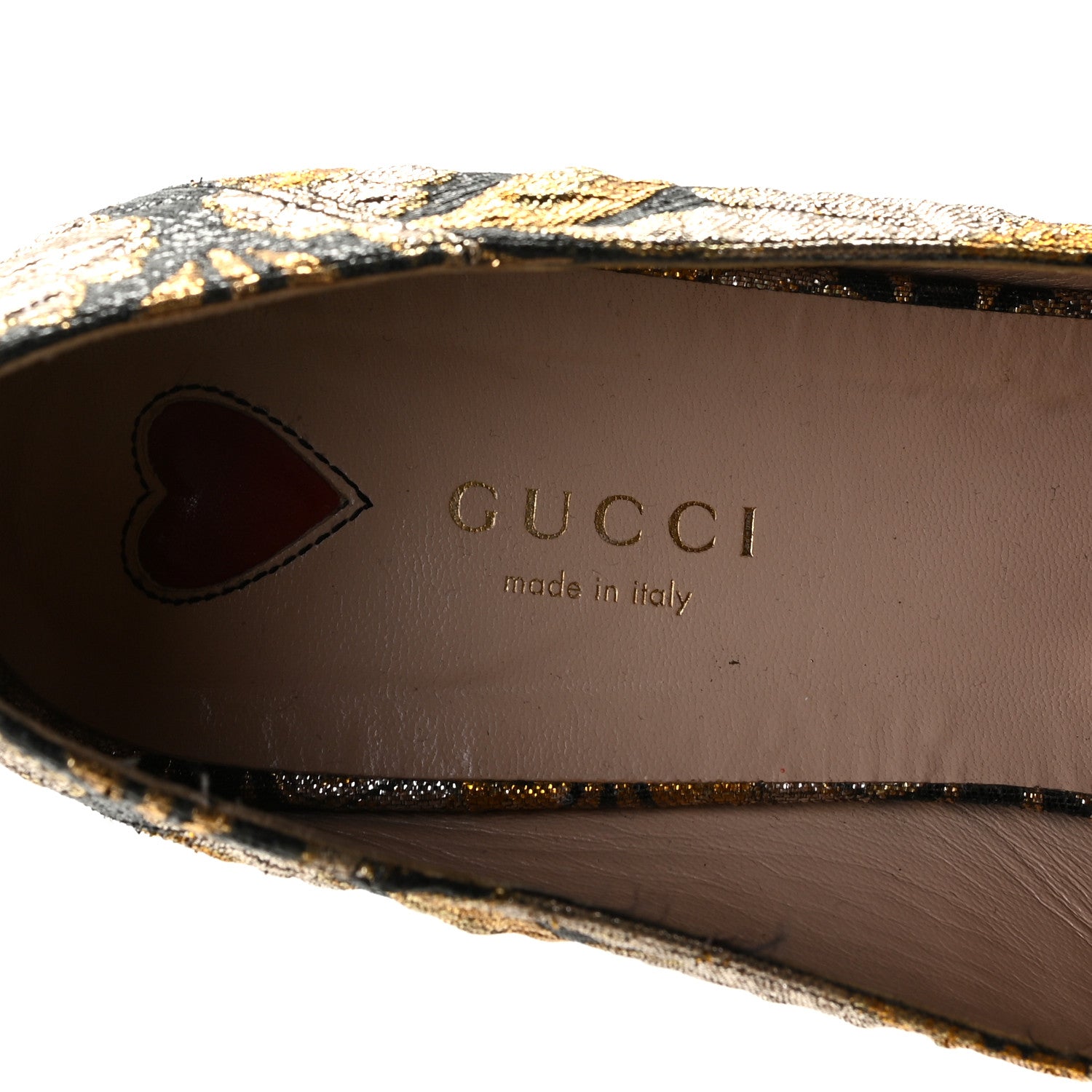Gucci Brocade Floral Jacquard Dionysus Loafers 38.5 Black 7 of 9
