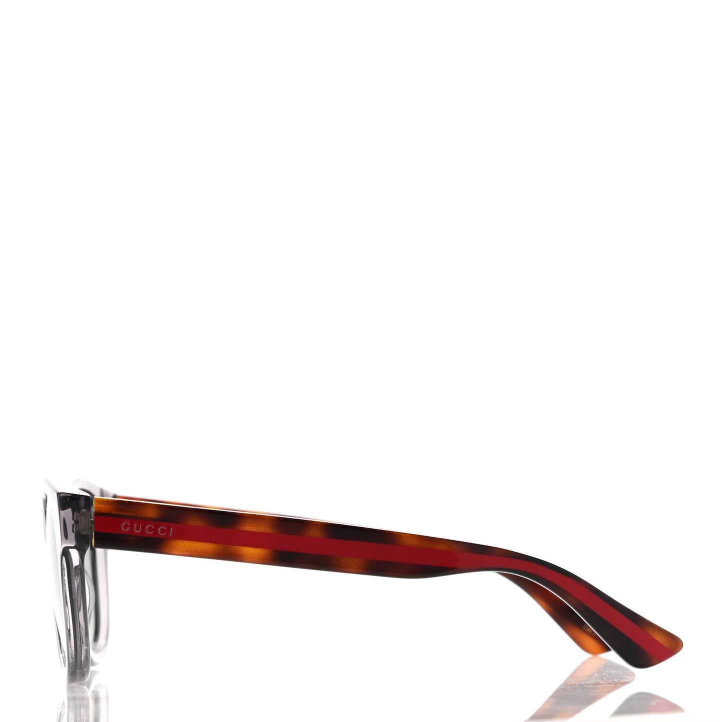 Acetate Web Sunglasses GG 0003S Tortoise Transparent
