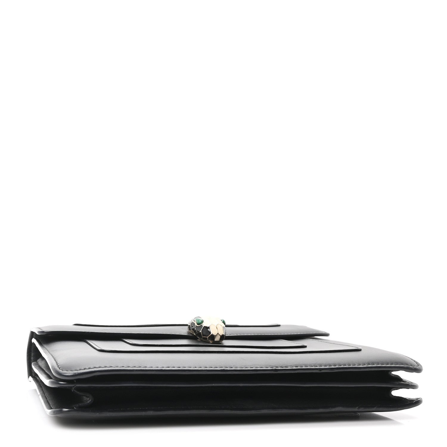 Bulgari Calfskin Serpenti Forever Shoulder Bag Black 5 of 11
